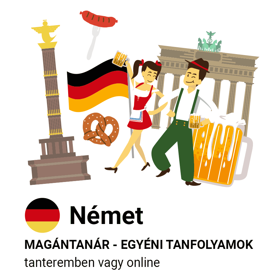 Német nyelvtanulás magántanárral - Akár 4.950 Ft/óra/fő!