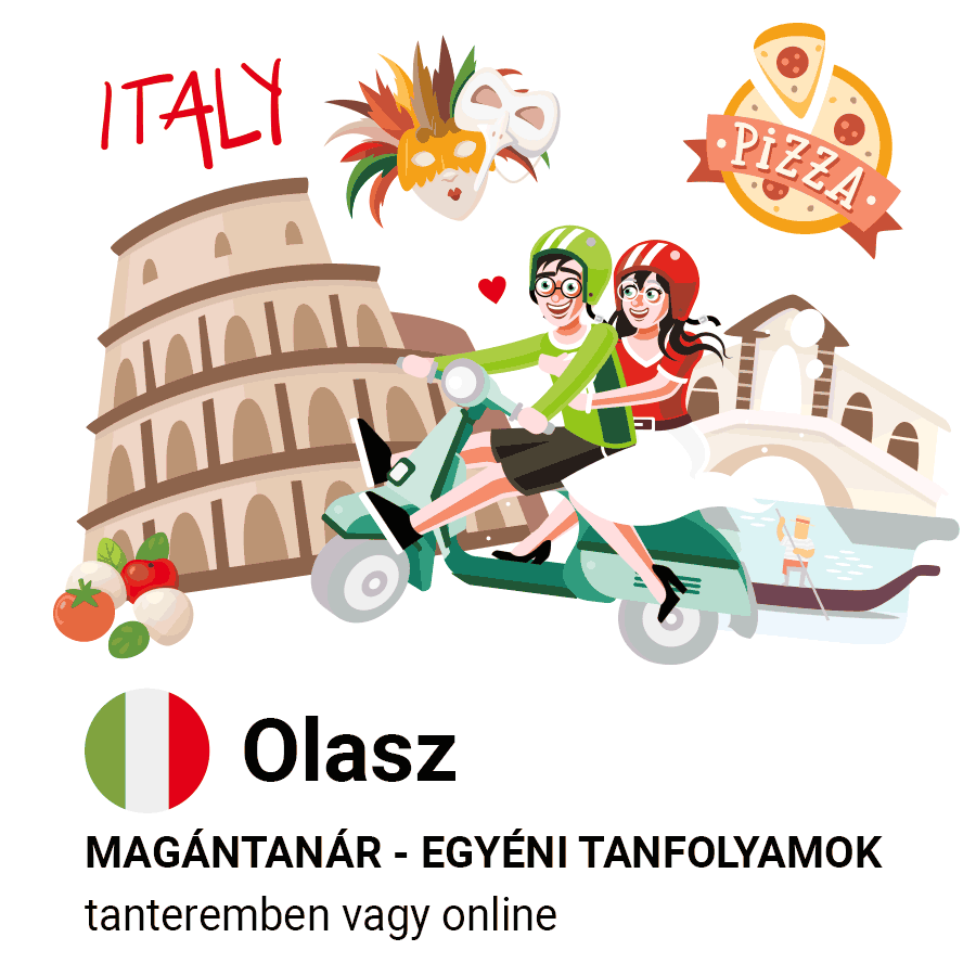Olasz nyelvtanulás magántanárral - Akár 4.950 Ft/óra/fő!