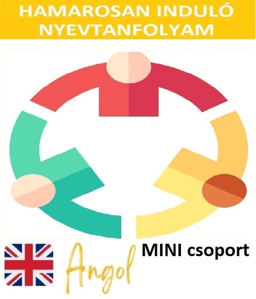 Angol nyelvtanulás MINI csoport - Akár 3.100 Ft/óra/fő!